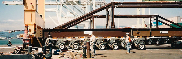 Loading crane in Oakland